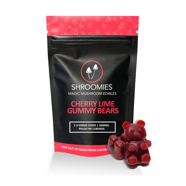 Shroomies - Cherry Lime Gummy Bears 1000mg