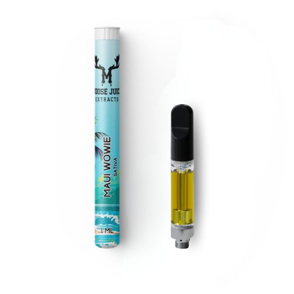 MOOSE JUICE EXTRACTS 1ML CARTRIDGE – MAUI WOWIE THC DISTILLATE (SATIVA)