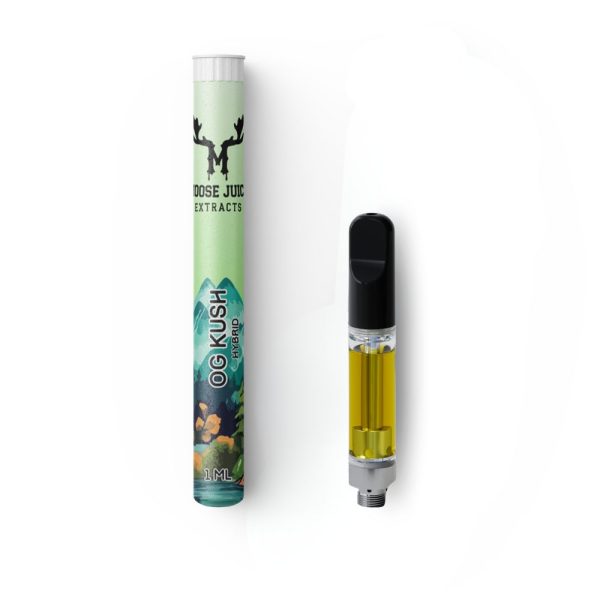 MOOSE JUICE EXTRACTS 1ML CARTRIDGE – OG KUSH THC DISTILLATE (HYBRID)