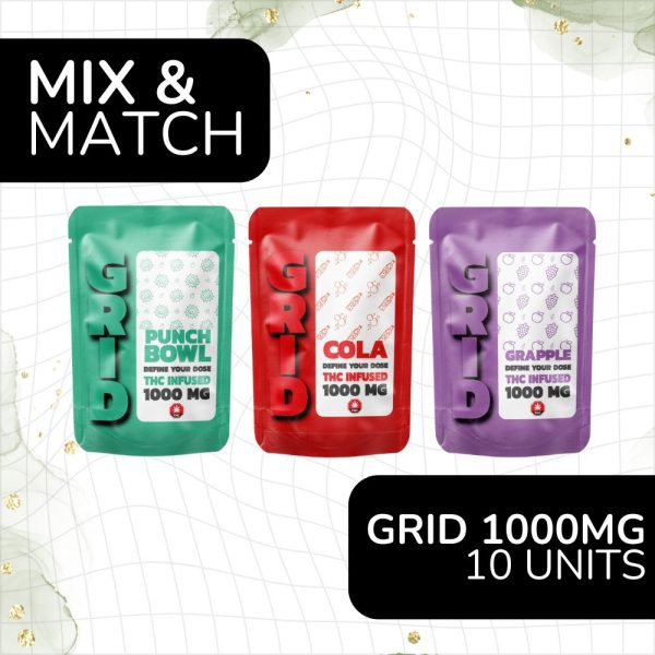 Mix and Match - GRID - 10 units (1000MG)