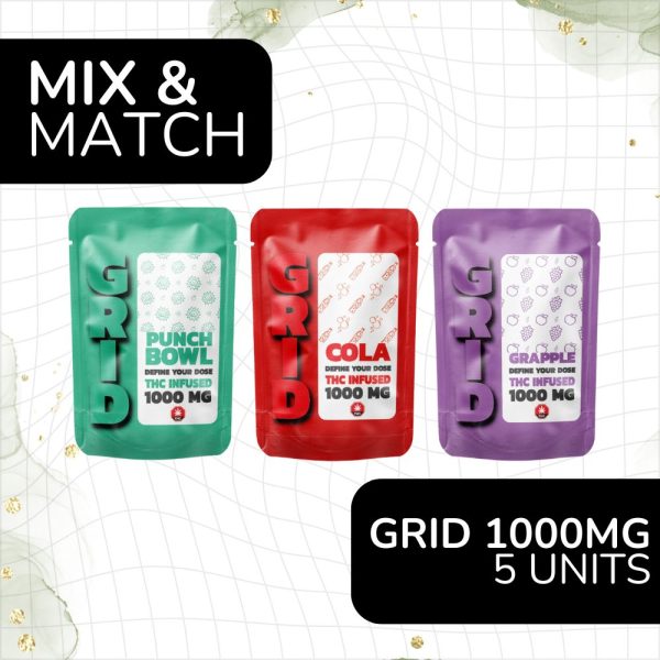 Mix and Match - GRID - 5 units (1000MG)