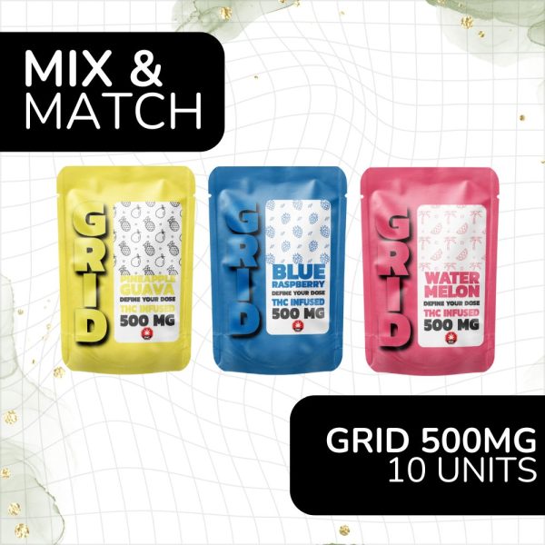 Mix and Match - GRID - 10 units (500MG)