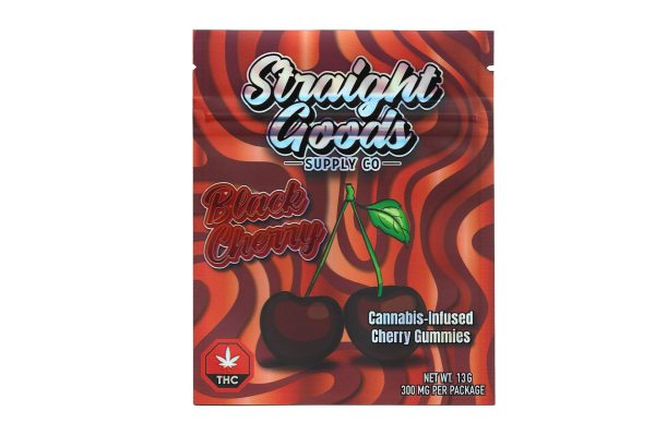 Straight Goods Edibles – Black Cherry (300mg THC)