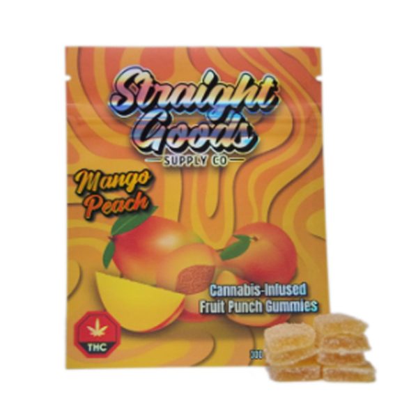 Straight Goods Edibles – Mango Peach (300mg THC)