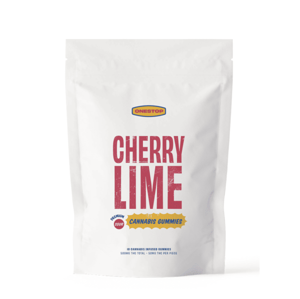 OneStop – Sour Cherry Lime THC Gummies 500mg