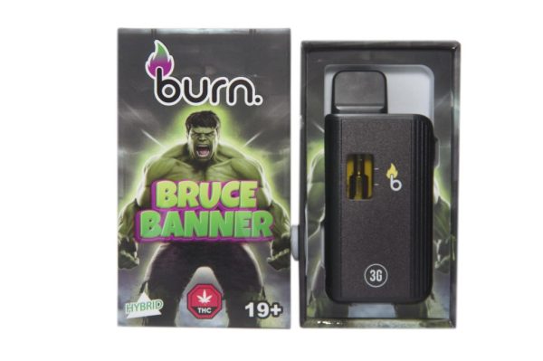 Burn 3 Gram – Disposable - Bruce Banner (Hybrid)