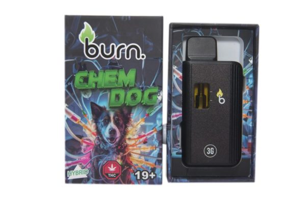 Burn 3 Gram – Disposable - Chem Dog  (Hybrid)