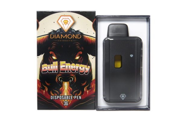 Diamond Concentrates Disposable Vape 3 Gram - Bull Energy (Indica)