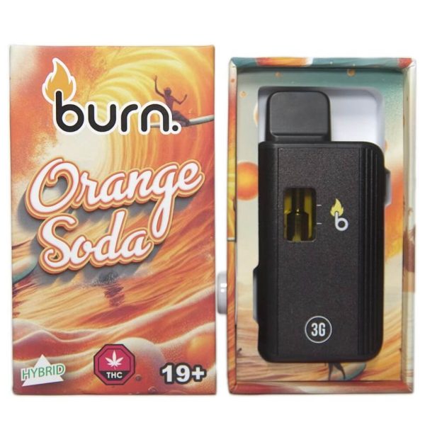 Burn 3 Gram – Disposable – Orange Soda (Sativa)