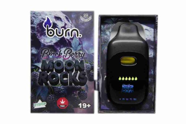 Burn 3 Gram – LCD Disposable - Blackberry Moonrocks  (Hybrid)