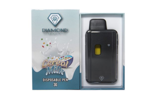 Diamond Concentrates Disposable Vape 3 Gram - Cereal Milk (Indica)