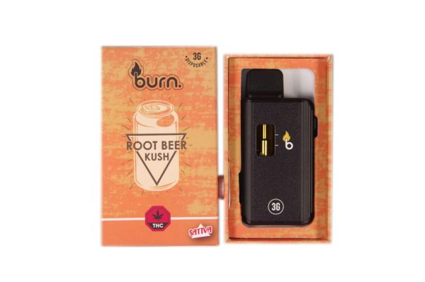 Burn 3 Gram – Disposable - Rootbeer Kush (Sativa)