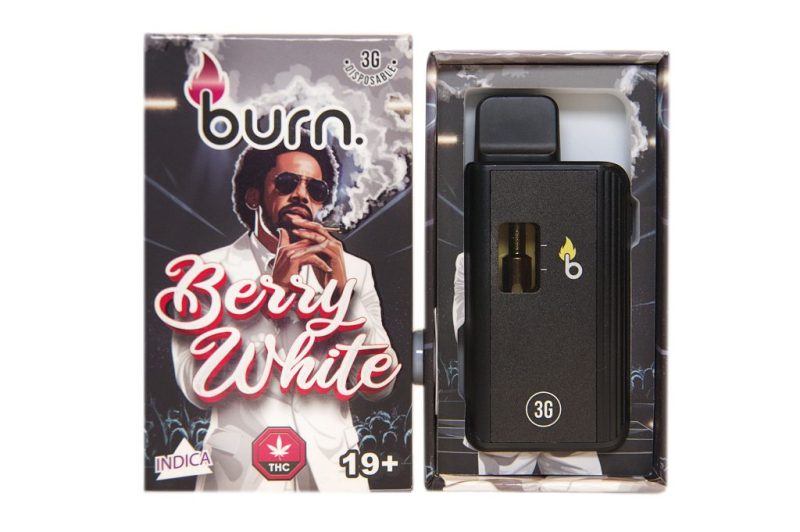 Burn 3 Gram – Disposable – Berry White (Indica)