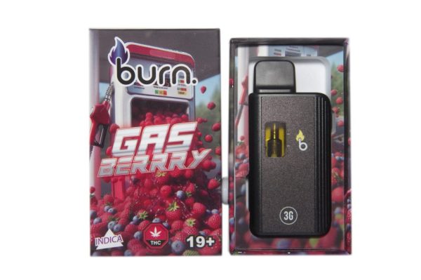 Burn 3 Gram – Disposable - Gas Berry (Indica)