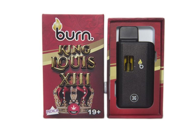 Burn 3 Gram – Disposable – King Louis XIII (Indica)