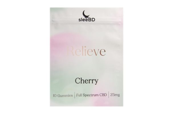 SleeBD Full Spectrum Gummies – Relieve Cherry (250mg CBD)