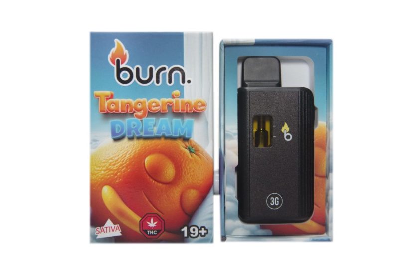 Burn 3 Gram – Disposable –  Tangerine Dream (Sativa)