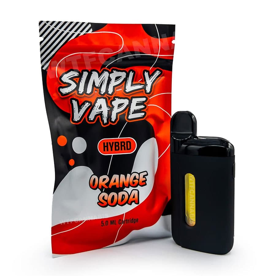 Simply Vape THC Disposable Pen 5ml – Orange Soda (Hybrid)