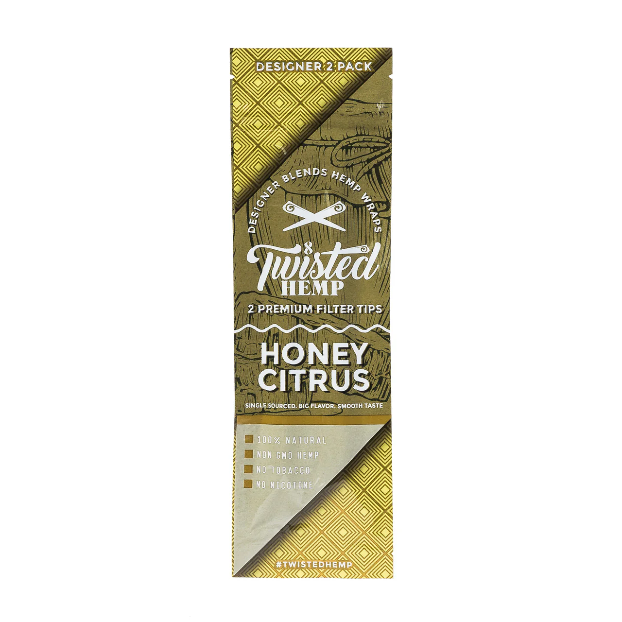 Twisted Hemp Wraps - Honey Citrus