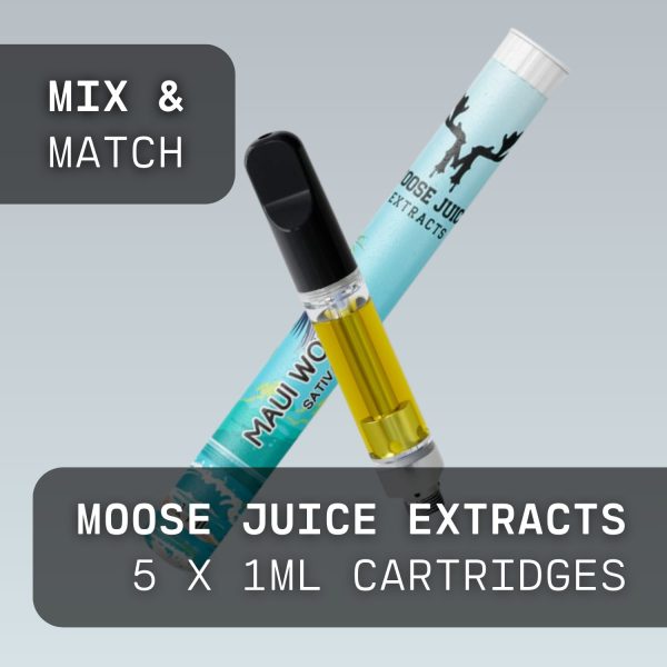 Mix and Match - Moose Juice - 5 x 1ML Cartridge