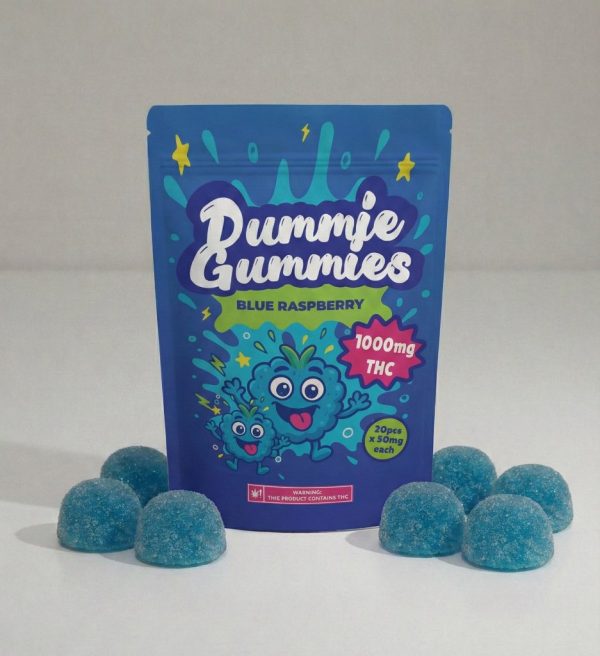 Dummies Gummies - Blue Razz (1000MG THC)