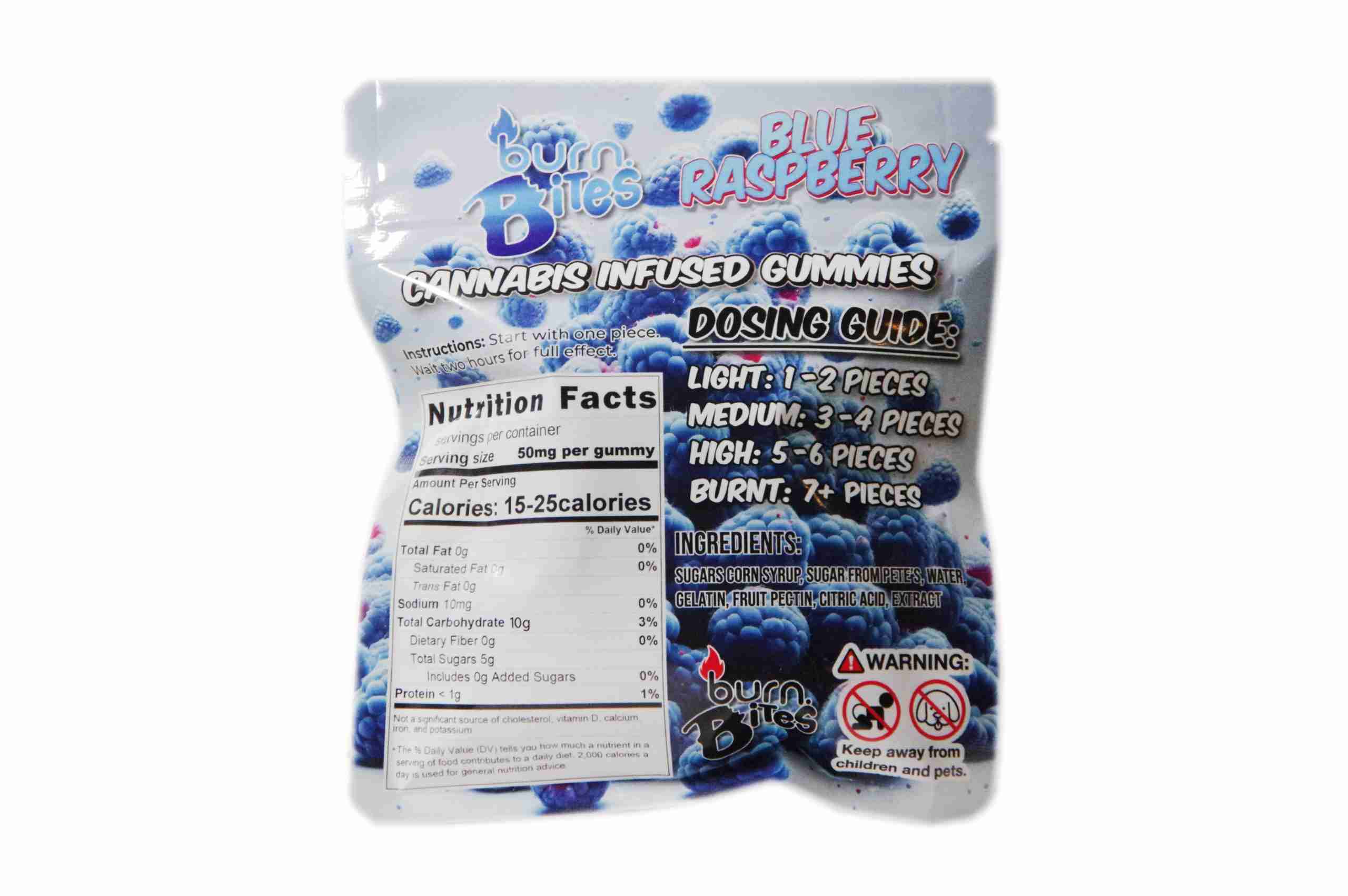 Burn Bites - Blue Raspberry (250MG) - Image 2