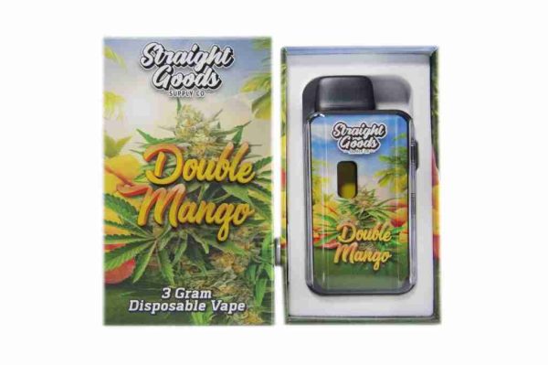 Straight Goods 3 GRAM - Disposable - Double Mango (Indica)