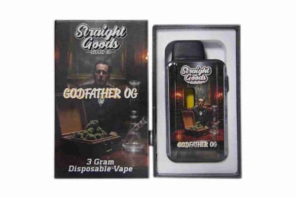 Straight Goods 3 GRAM - Disposable - God Father OG (Indica)