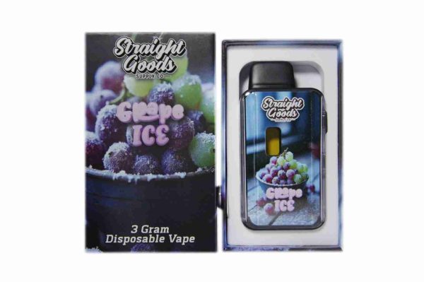 Straight Goods 3 GRAM - Disposable - Grape Ice (Hybrid)