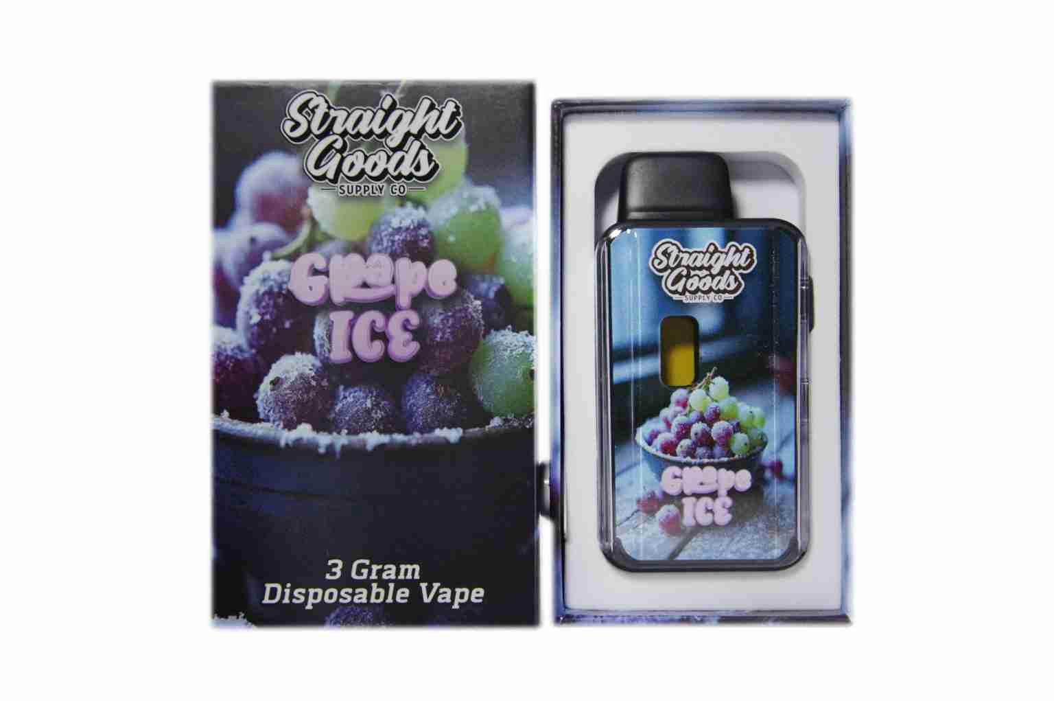 Straight Goods 3 GRAM - Disposable - Grape Ice (Hybrid)