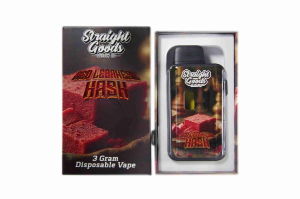 Straight Goods 3 GRAM - Disposable - Red Lebanese Hashish (Indica)