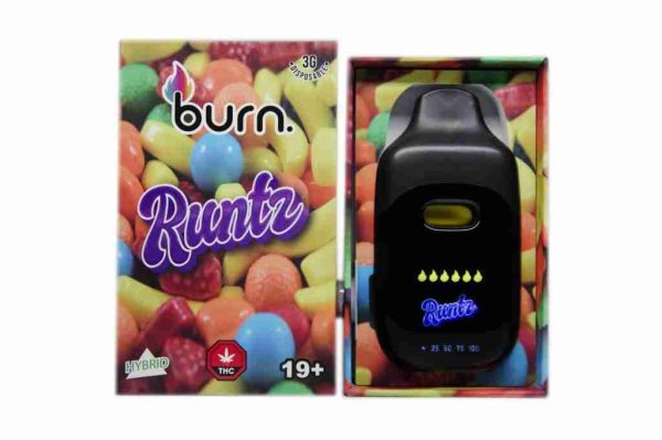 Burn 3 Gram – LCD Disposable - Runtz (Hybrid)