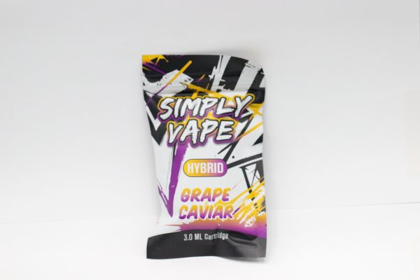 Simply Vape THC Disposable Pen 3ML – Grape Caviar (Hybrid)
