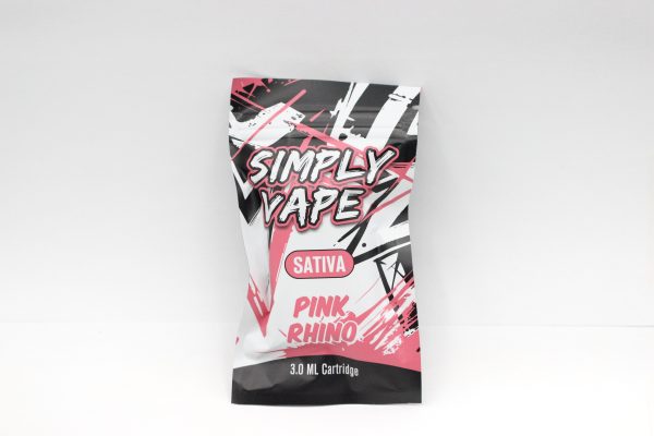 Simply Vape THC Disposable Pen 3ML – Pink Rhino (Sativa)