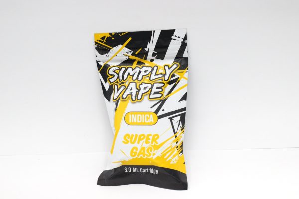 Simply Vape THC Disposable Pen 3ML – Super Gas (Indica)