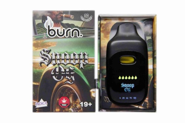 Burn LCD Disposable – Snoop OG (3 Gram) (Indica)