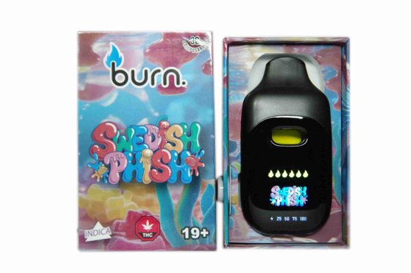 Burn LCD Disposable – Swedish Phish (3 Gram) (Indica)